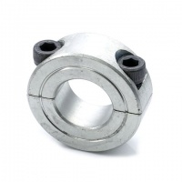 LC-1/4 Double Split Shaft Collar 1/4'' Zinc Plated Steel (1/4''x5/8''x9/32'')